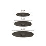 Hermia Set de organizadores de 3 piezas en silicona, Antracita